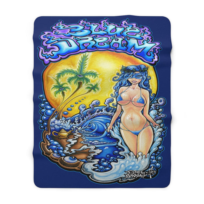 Blue Dream Sherpa Fleece Blanket