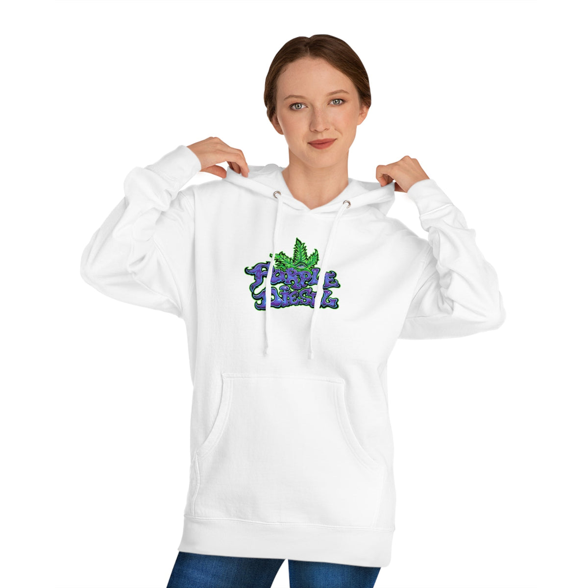 Purple Diesel Hooded Sweatshirt