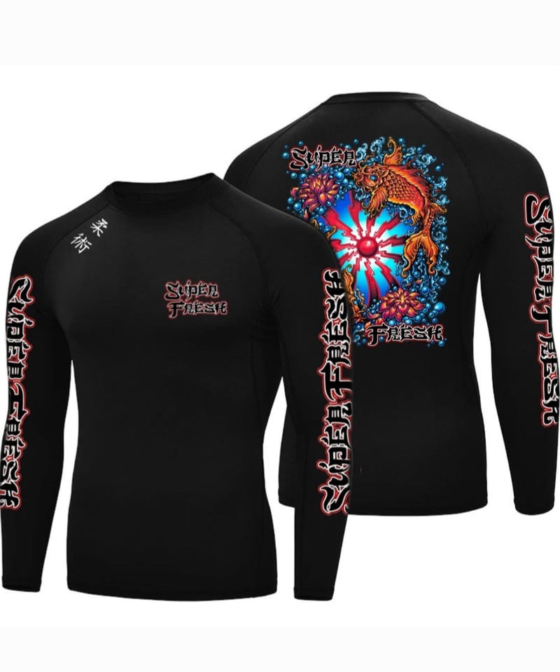 Super Fresh Rash Guard - Koi Fish