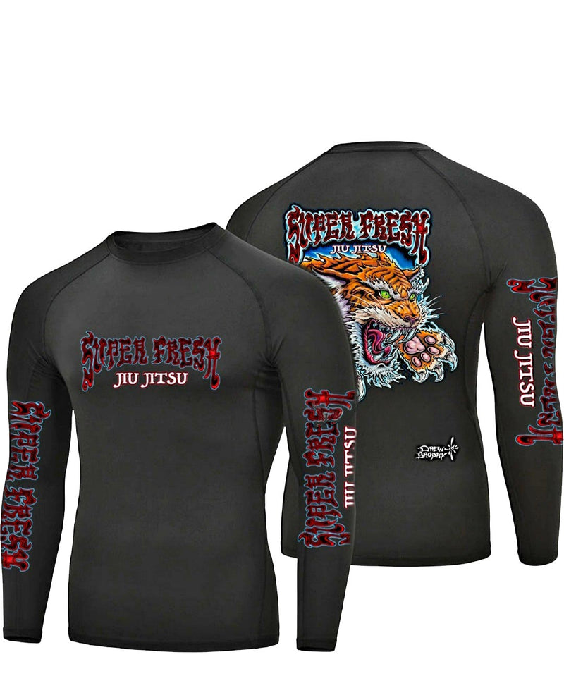 Super Fresh Rash Guard - Tiger