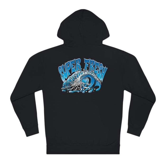 Blue Wave Hooded Sweatshirt