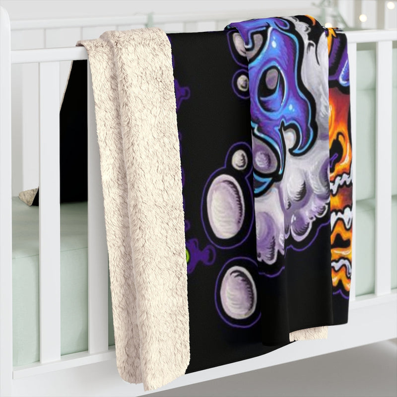 Purple Diesel Sherpa Fleece Blanket