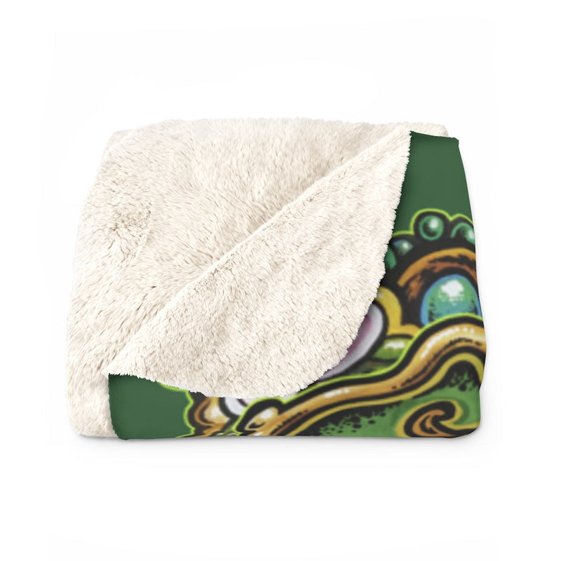 Super Fresh Island Girl Sherpa Fleece Blanket